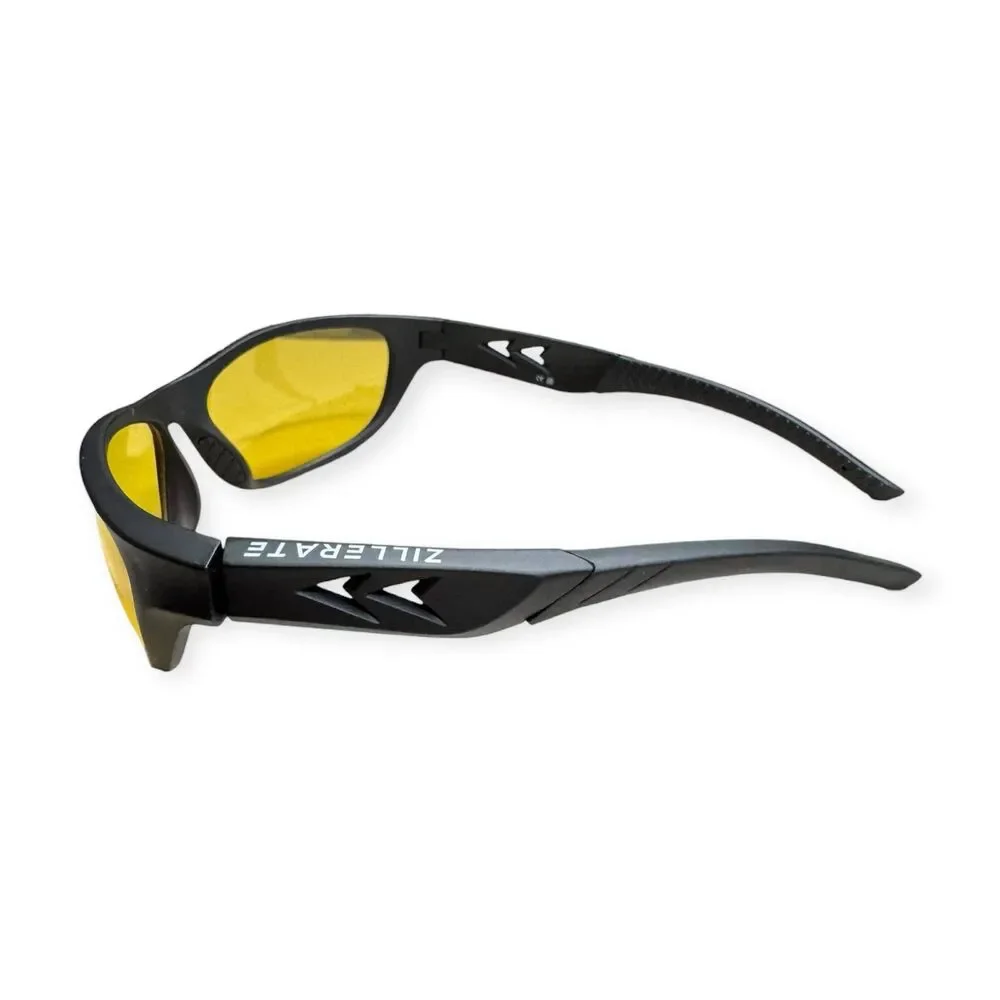 Zillerate Polarized Driving Sports Sunglasses‎ Anti Glare Yellow Tint Lens